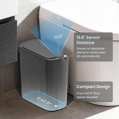Cesun Automatic Motion Sensor Bathroom Trash Can - Image 3