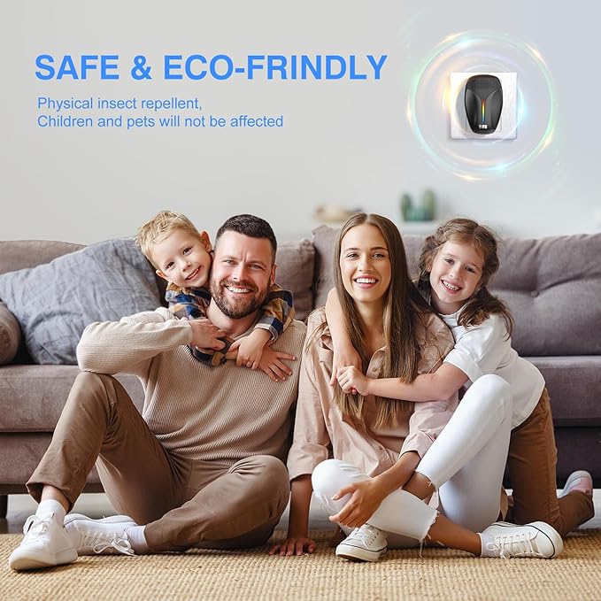 Upgraded Ultrasonic Repeller & Insect Indoor Repeller, Ultrasonic and Repellent - Image 2