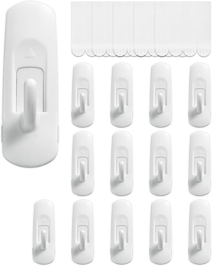 14 Large Hooks+20 Removable Strips, Heavy Duty by MOVELYST