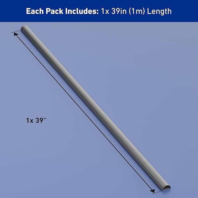 D-Line Cord Cover, Decorative Wall Cord Hider, Paintable Cable Concealer - Image 4