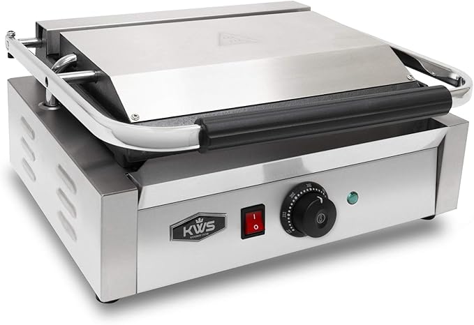 KWS PFM-17 1700W Electric Panini Press Maker - Image 2