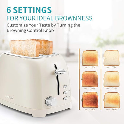 Ultrean Toaster 2 Slice with Extra-Wide Slot - Image 3