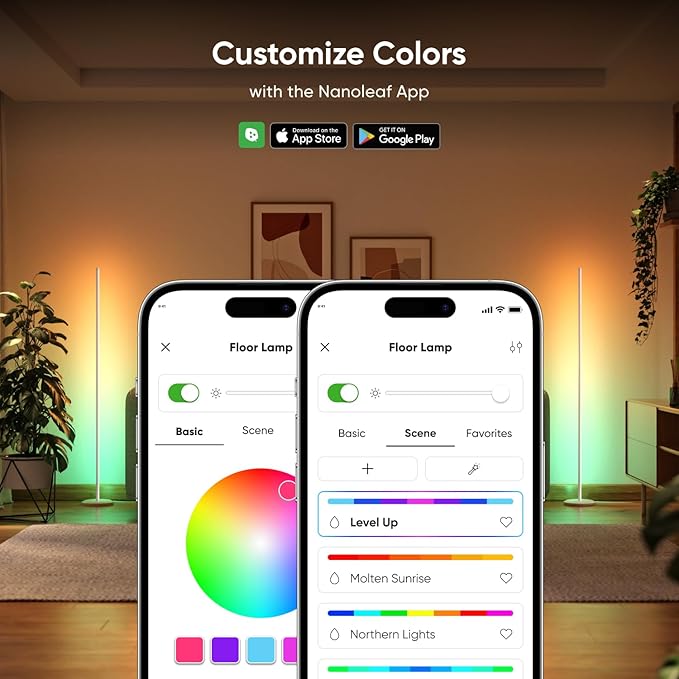 Nanoleaf Matter Smart Floor Lamp, LED Standing Lamps Work - Image 2