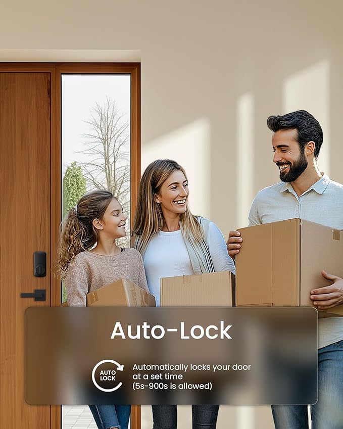 DESLOC Smart Door Lock B200, Smart Deadbolt Lock, Keyless Entry Door Lock - Image 7