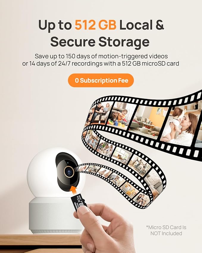 Anona 4K UHD Indoor Camera, Pet/Dog/Baby Security Camera - Image 6