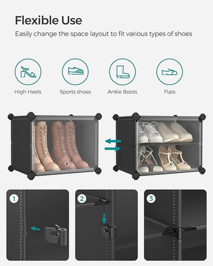 SONGMICS Shoe Rack Organizer, 10-Tier Shoe Storage Cabinet - Image 6