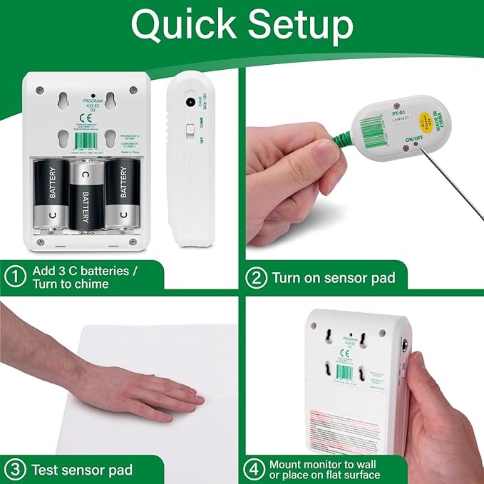 Smart Caregiver Wireless Bed Pad Alarm System - Image 7