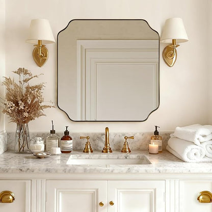 ANDY STAR Square Gold Vanity Mirrors, Antique Wall Mirror - Image 9