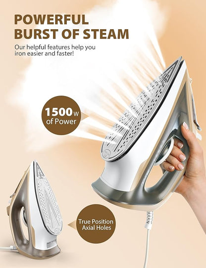 1500W Steam Iron for Clothes - Image 2