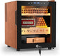 Tylza Leather Trim Cigar Humidor, 50L Cigar Humidor Cabinet by TYLZA