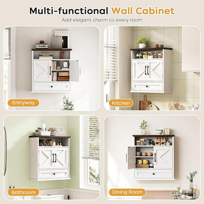 Bathroom Wall Cabinet, Wall Mounted Medicine Cabinet - Image 7