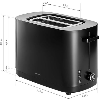 ZWILLING Enfinigy, 2-Slice Toaster, Extra Wide 1.5" Slots - Image 3