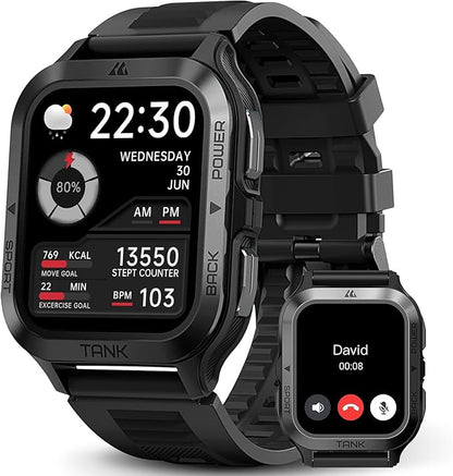AMAZTIM Smart Watch, 60 Days Extra-Long Battery, 50M Waterproof, Rugged by AMAZTIM