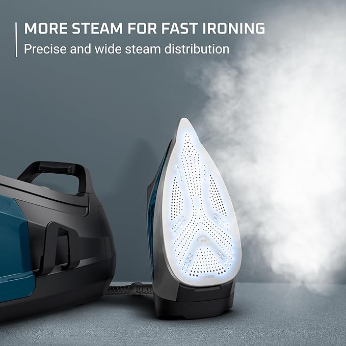 Rowenta Steam Station, Stainless Steel Soleplate, Professional Iron Steamer - Image 3