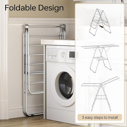 APEXCHASER Clothes Drying Rack Folding - Image 5