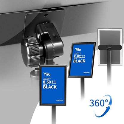 YIYO Sign Stand Poster Stand，adjustable heavy duty pedestal Sign Holder Floor - Image 3