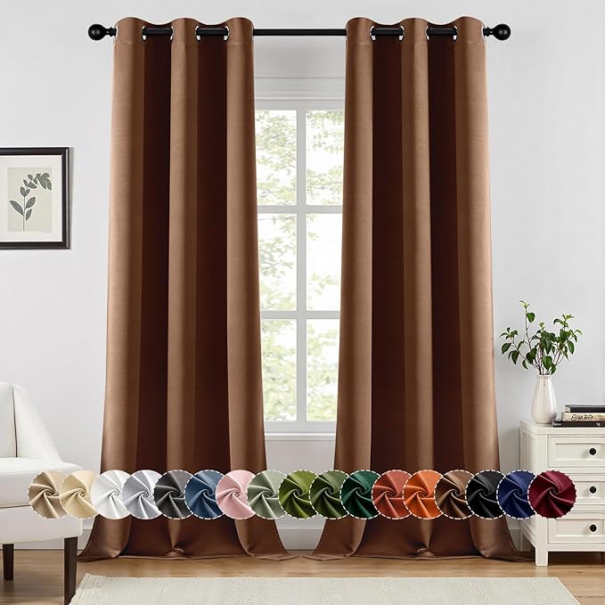 MIULEE Blackout Curtains for Bedroom Living Room 90 Inches Long 2 Panels by MIULEE