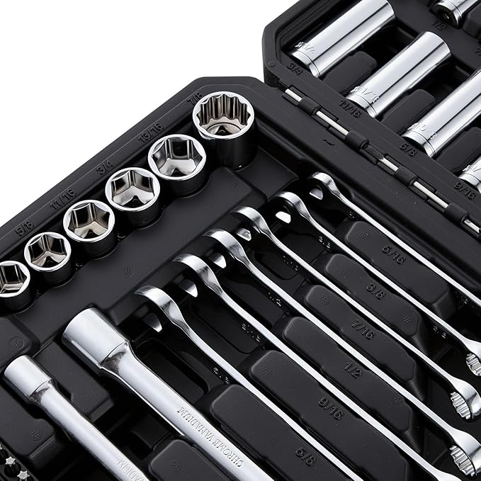 VEVOR Mechanics Tool Set, 159-Piece Mechanic Tool Kit, 1/4 in, 3/8 in, and 1/2 - Image 12