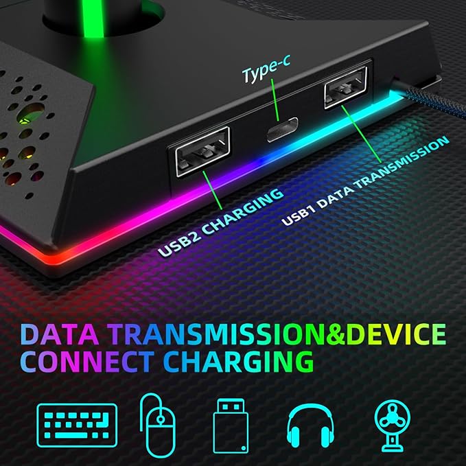 CybJoy Gaming Headphone Stand PC Accessories - Image 4