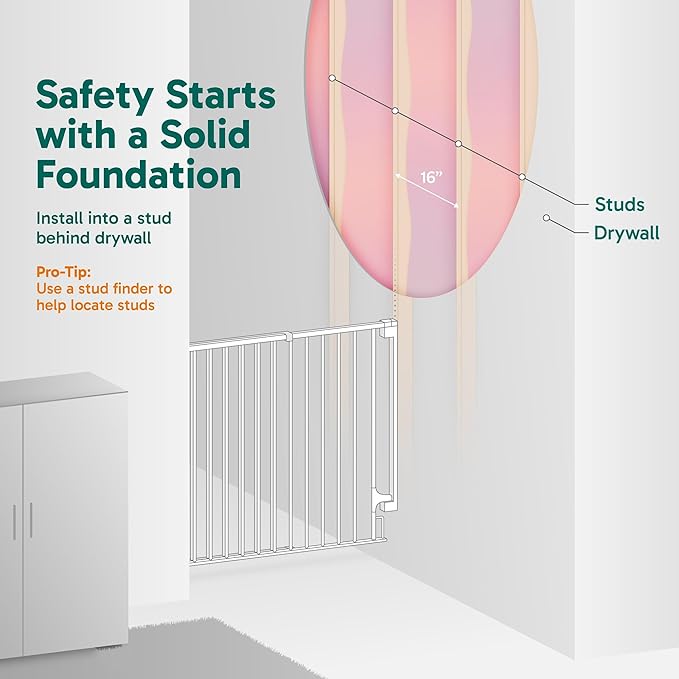 Cumbor Expandable 31.6-48" Baby Gate - Image 9