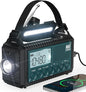 Emergency Weather Radio with AM/FM/NOAA/SW, 5 Ways Powered Solar Hand Crank by Mesqool