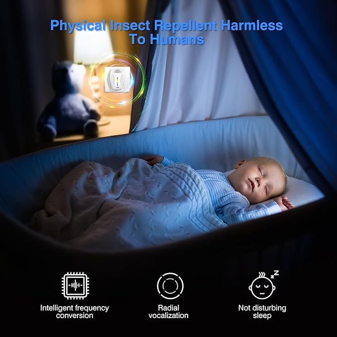 Upgraded Ultrasonic Repeller & Insect Indoor Repeller, Ultrasonic and Repellent - Image 3