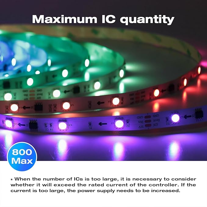 GLEDOPTO WLED Pre-Installed ESP8266 LED Strip Controller Over 100 Dynamic - Image 4