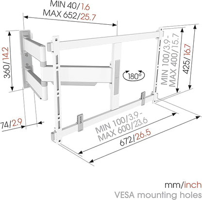 Vogel's TVM 5645 Full-Motion Ultra-Thin TV Wall Bracket - Image 9