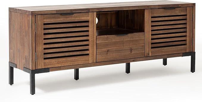 Bme Millie Solid Wood TV Stand for TVs up to 65 Inches, Modern Farmhouse TV - Image 7
