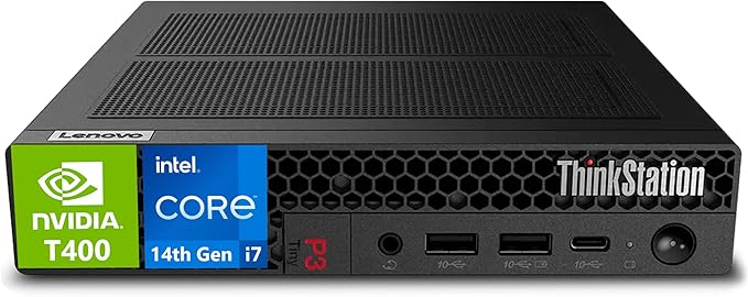 Lenovo ThinkStation P3 Tiny Workstation Intel i7-14700, 32GB DDR5, 1TB NVMe by OEMGenuine