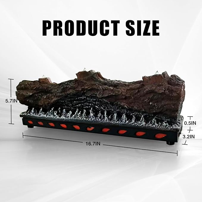 Electric Fireplace Logs Realistic Flame Effect - Image 5