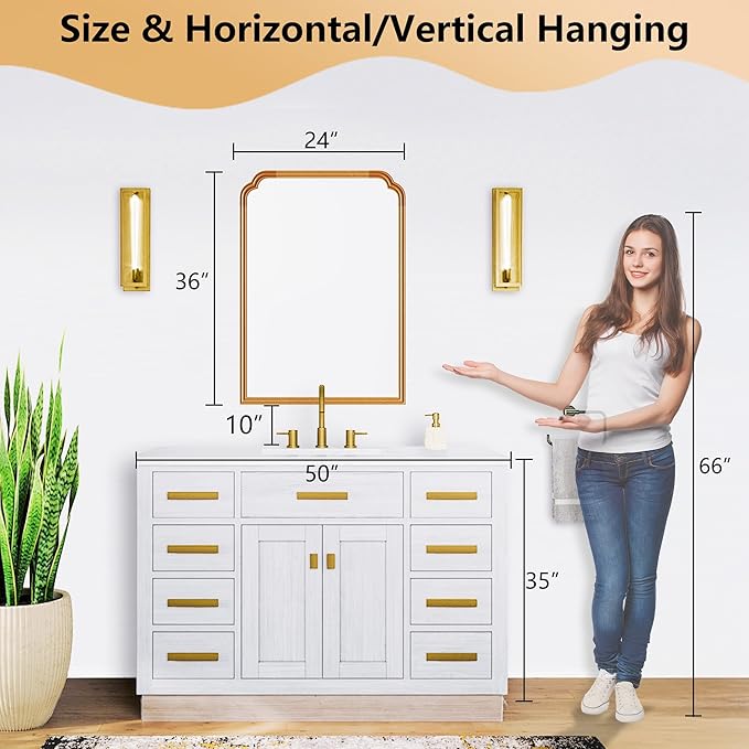 Wood Mirror for Bathroom - Image 5