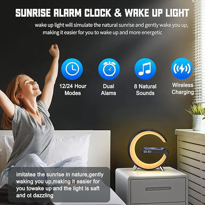 Smart Table Lamp, 15W Wireless Charger Station - Image 3