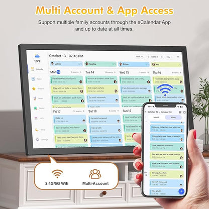 27" Smart Digital Calendar for-Family-Business-Planner - Image 8