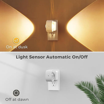 L LOHAS LED Night Lights Plug into Wall, Night Light Projector, Dusk to Dawn - Image 2