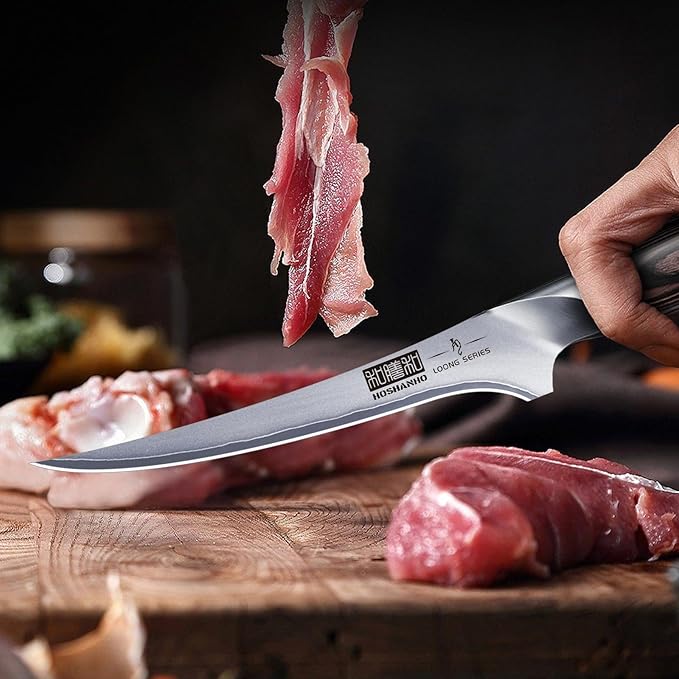 HOSHANHO Fillet Knife 7 Inch, Super Sharp Boning Knife in High Carbon Stainless - Image 7