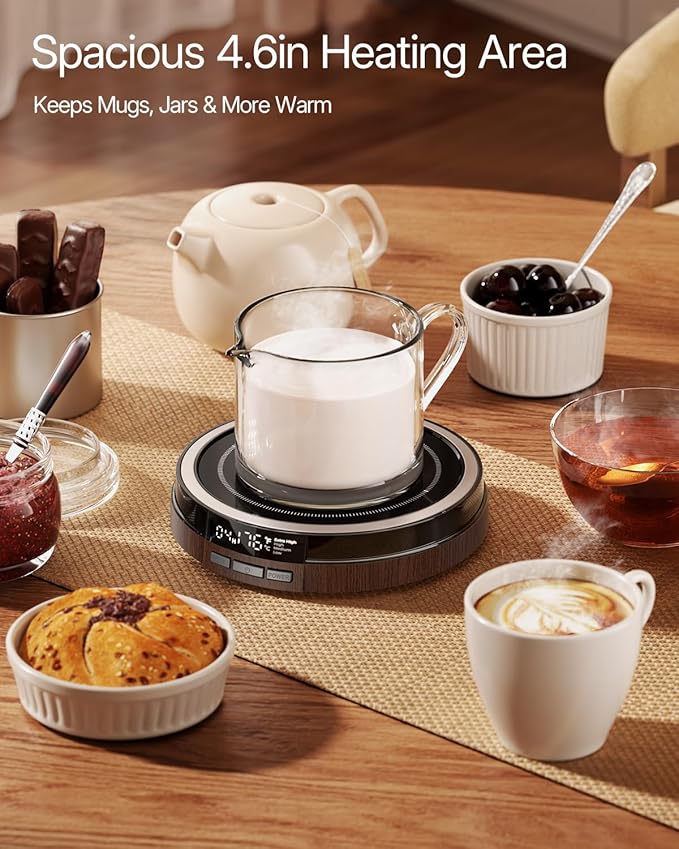 Coffee Mug Warmer for Desk, 50W Fast Heating Cup Warmer - Image 7