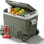 12V Portable Refrigerator, 53 Quart Dual-Voltage 12V/24V DC Car Cooler by Electactic