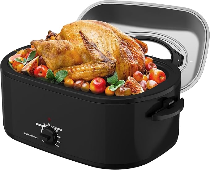 SUNVIVIPRO Roaster Oven 28 Quart, Electric Turkey Roaster by LightUpLife