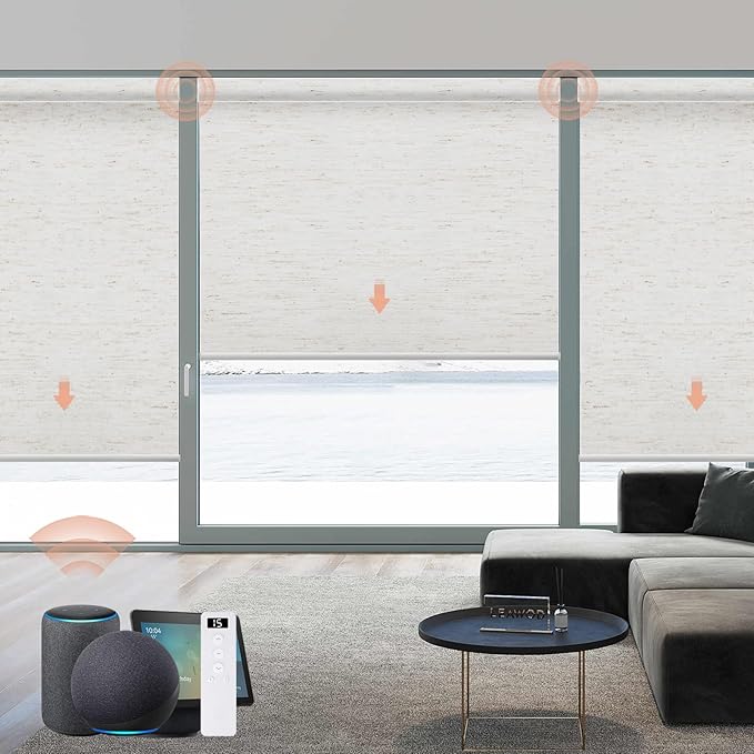 Motorized Blinds Roller Shade by Canisteo