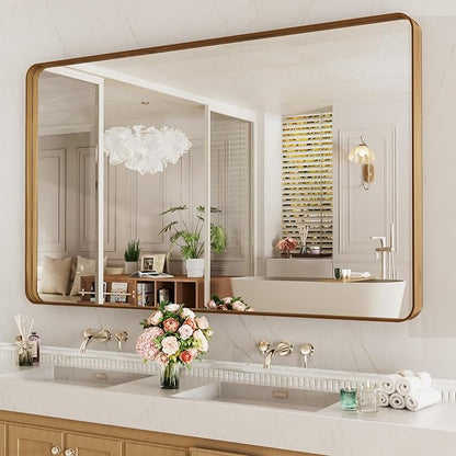 LOAAO 60X30 Inch Bathroom Mirror by LOAAO