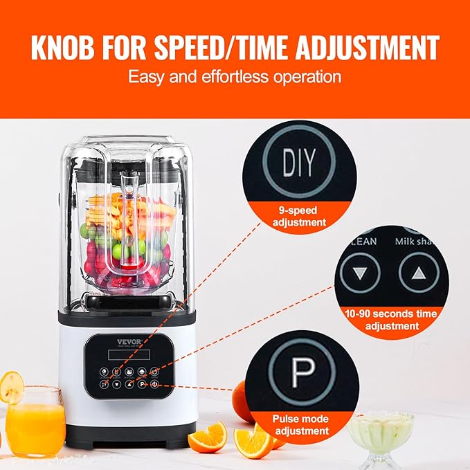 VEVOR Commercial Countertop Blenders - Image 4
