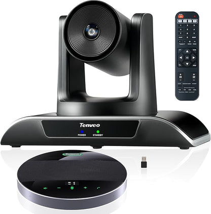 Tenveo All-in-One Conference System 3X Optical Zoom PTZ Camera and MagiCall by Tenveo