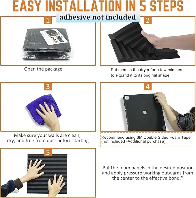 SAIQIANG Sound Proof Foam Panels - Image 6