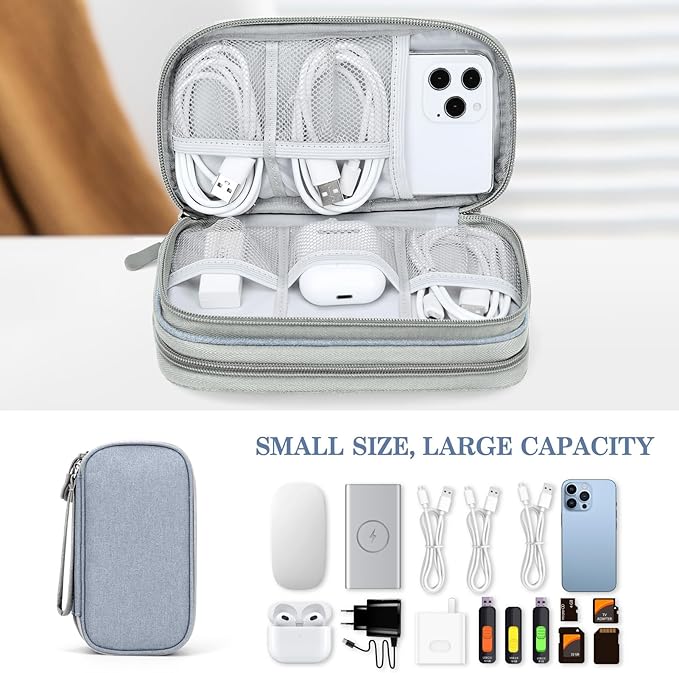 FYY Electronic Organizer, Travel Cable Organizer Bag Pouch Electronic - Image 6