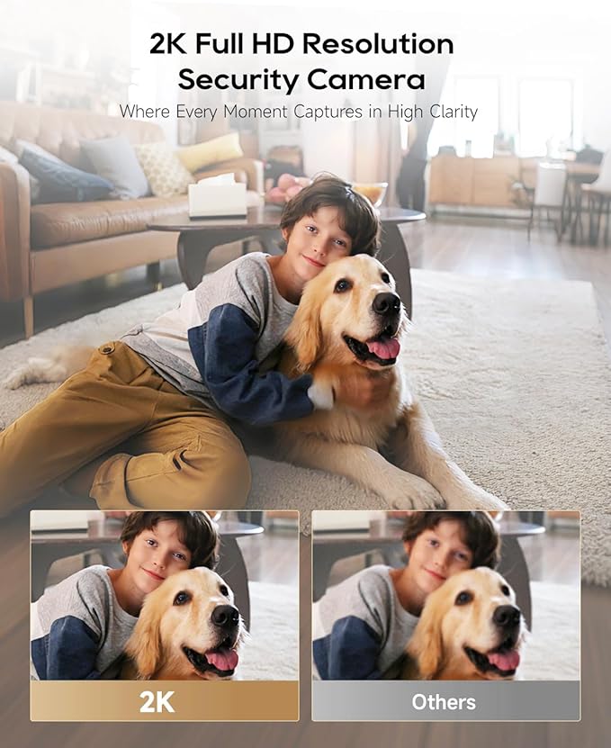 DREAME Pet Dog Camera, 2K 3MP Indoor Security Camera Motion Detection, 5G/2.4G - Image 3