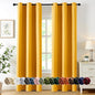 MIULEE Yellow Blackout Curtains by MIULEE