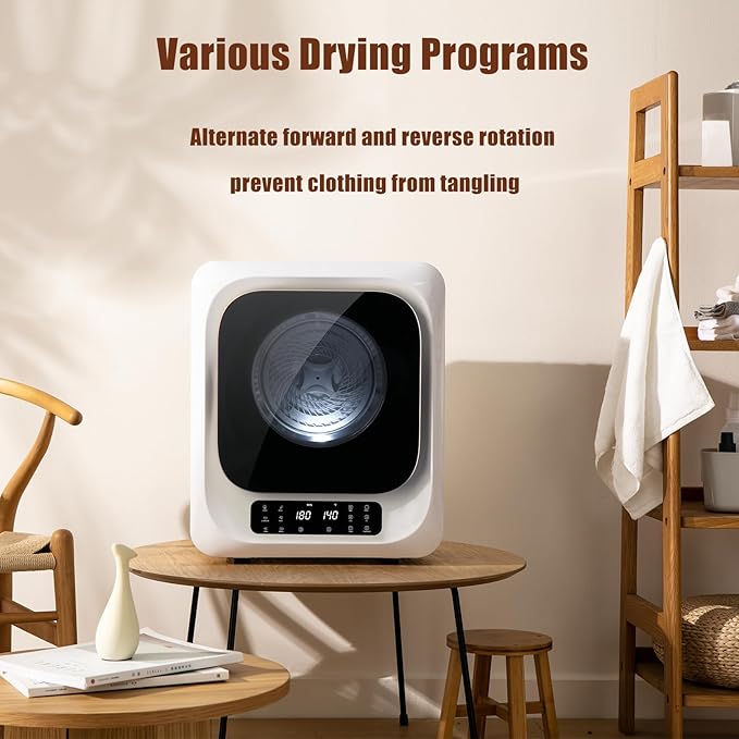 Auertech 12lbs Portable Dryer for Apartment Laundry, Portable Clothes Dryer - Image 7