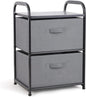 Dresser for Bedroom with 2 Drawers, Wide Chest of Drawers, Fabric Dresser by MAXHouser