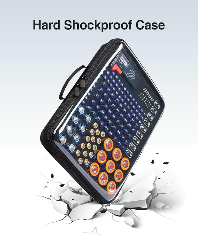 Luxtude Battery Organizer Storage Case - Image 4